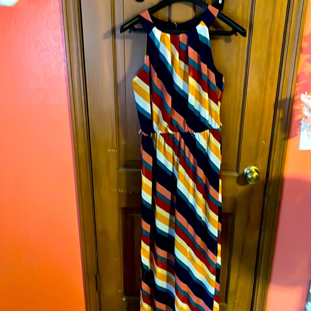 Multicolored maxi dress
